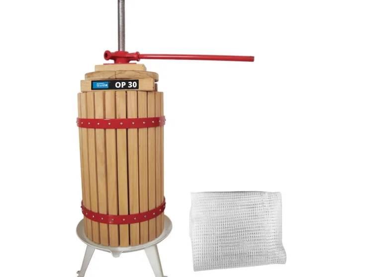 Güde fruitpers, 6, 12, 18 of 30 liter, mechanisch, met stalen spindel