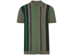 Gebreid heren poloshirt