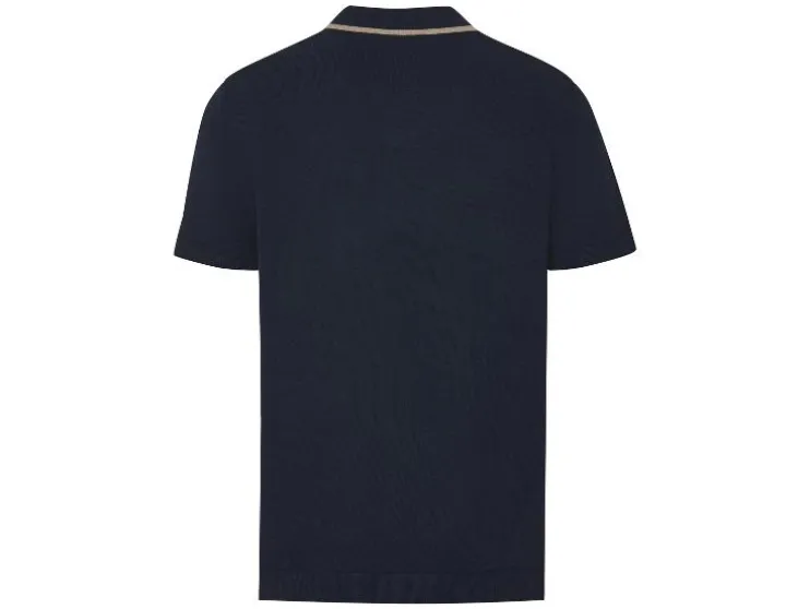 Gebreid heren poloshirt