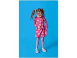 Gebreide kinder jurk met tasje