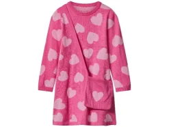 Gebreide kinder jurk met tasje