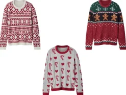 Gebreide kinder kersttrui