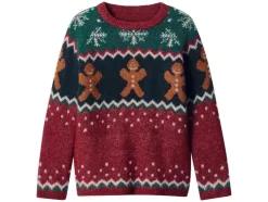 Gebreide kinder kersttrui