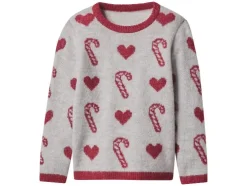 Gebreide kinder kersttrui