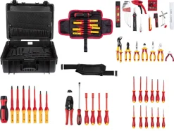 Gereedschapskoffer voor elektriciens, 83-delig, tot 1000 V