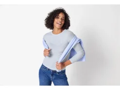 Geribde dames longsleeve