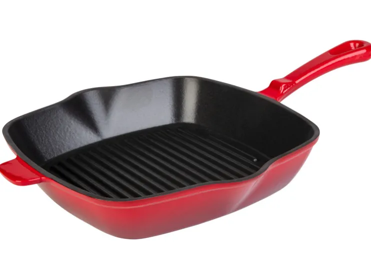 Gietijzeren grillpan 24,5 cm