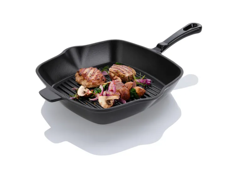 Gietijzeren grillpan 24,5 cm