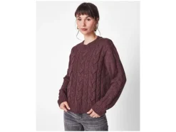 Grofgebreide dames trui