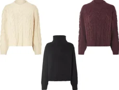 Grofgebreide dames trui