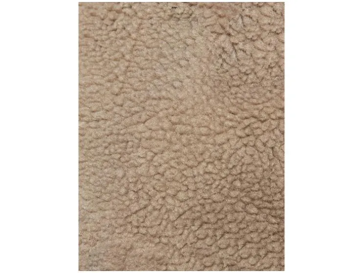 Heren bikerjack met imitatiebont