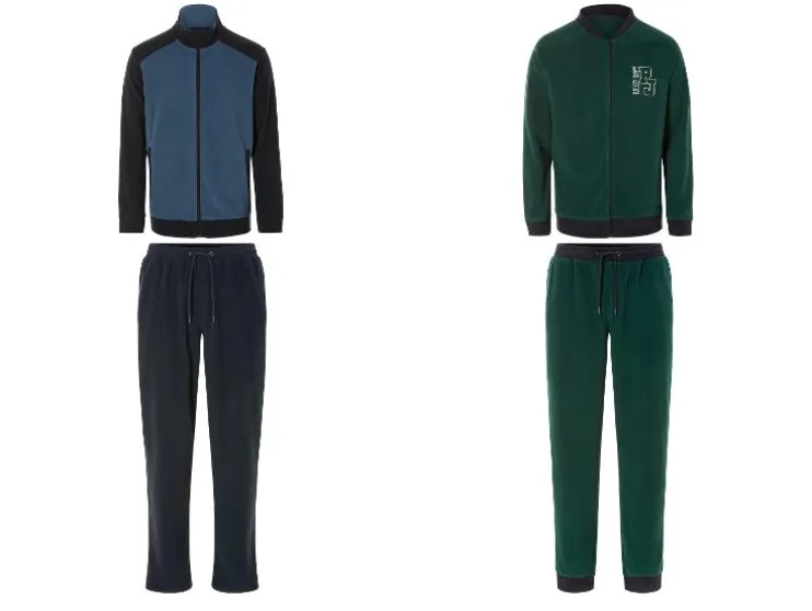 Heren fleece huispak