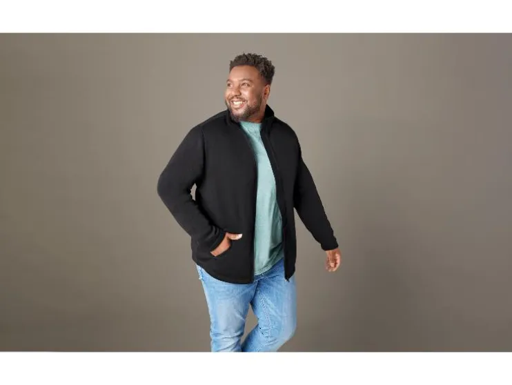 Heren fleecevest - Plus size