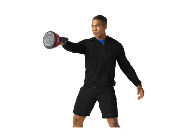 Heren hoodie met rits