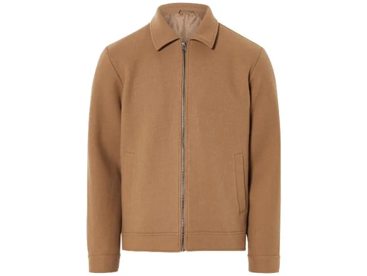 Heren jas wollen look