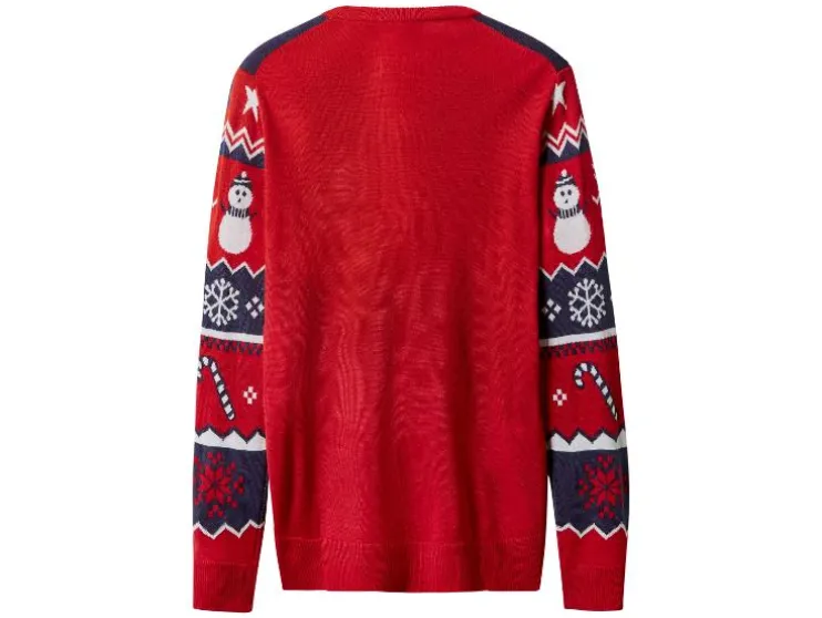 Heren kersttrui met lampjes