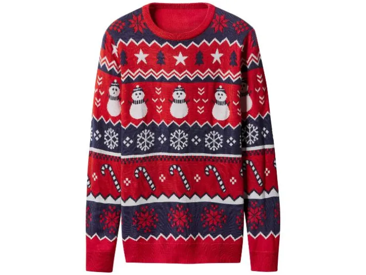 Heren kersttrui met lampjes