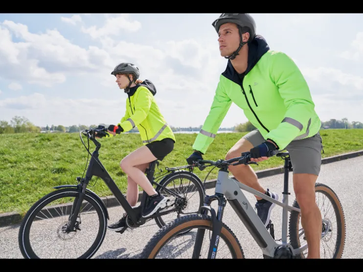 Heren omkeerbare fietsjas