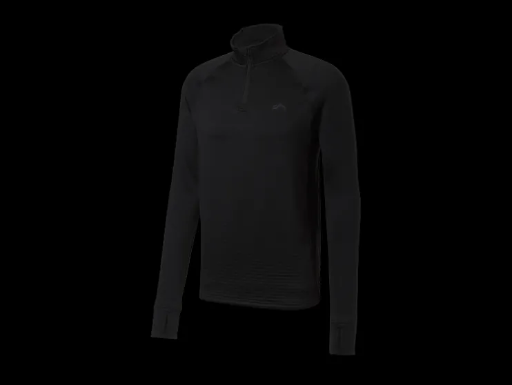 Heren sportshirt met fleecevoering