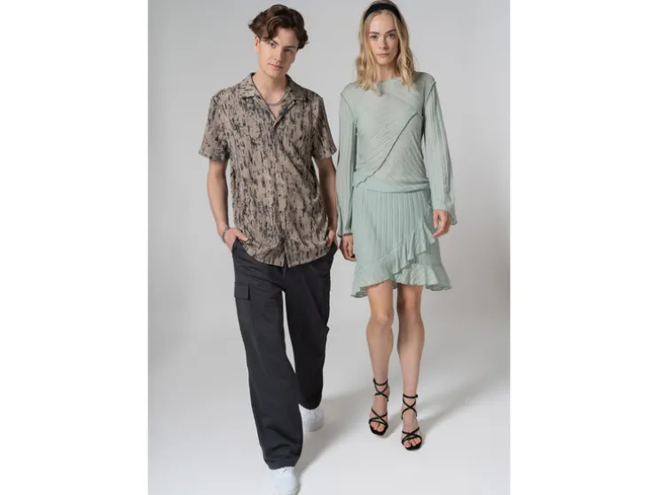 Heren wijde cargobroek