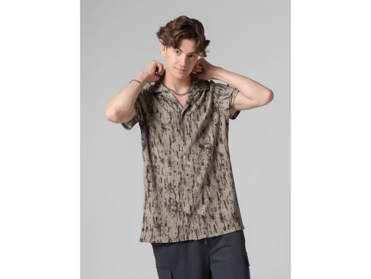 Heren wijde cargobroek