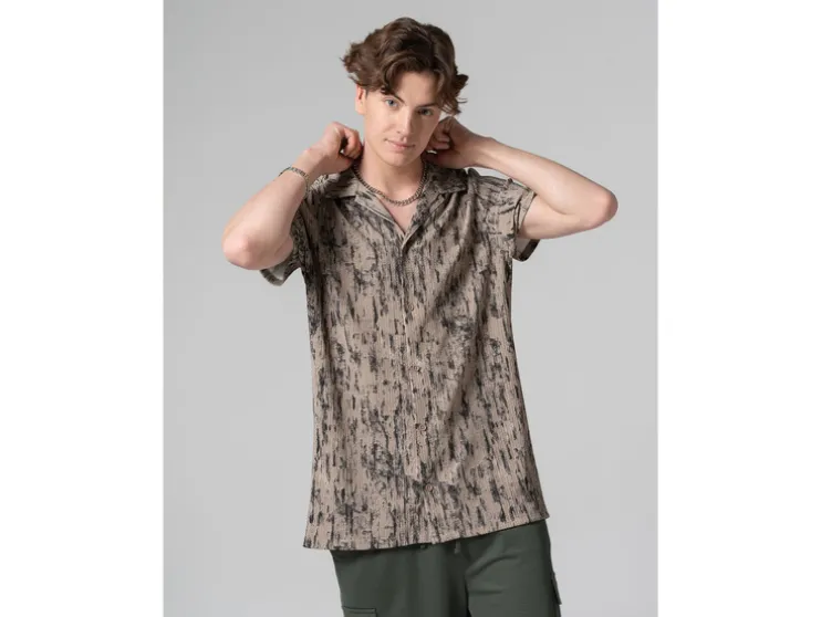 Heren wijde cargobroek