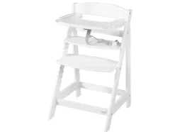 Houten kinderstoel met eetplank