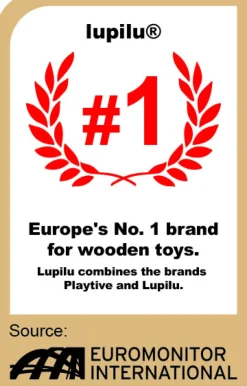 Houten LED-kinderlamp