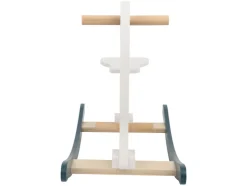 Houten schommeldier of loopfiets