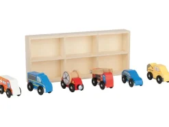 Houten speelgoed auto's