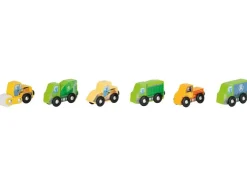 Houten speelgoed auto's