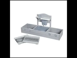 2-in-1 balkon zandbak met speelgoed keuken