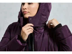 2-in-1 gewatteerde dames winterjas