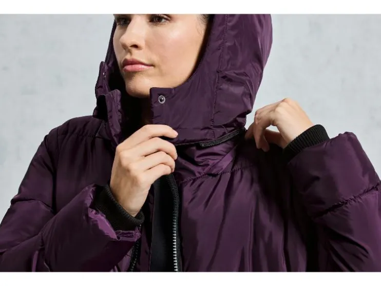 2-in-1 gewatteerde dames winterjas