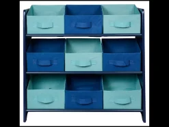 Kast met textielboxen