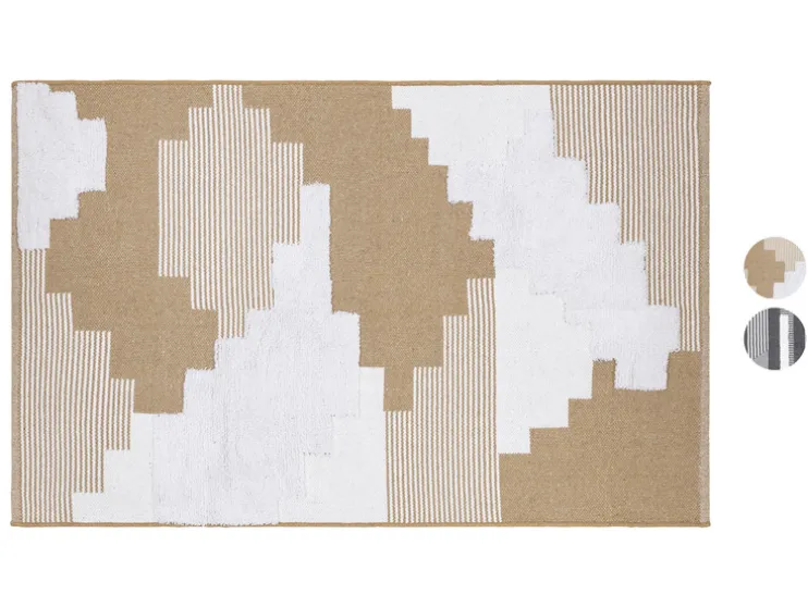 Katoenen vloerkleed 120 x 180 cm