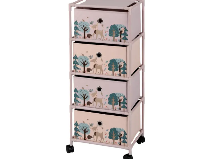 Kinder kast op wielen