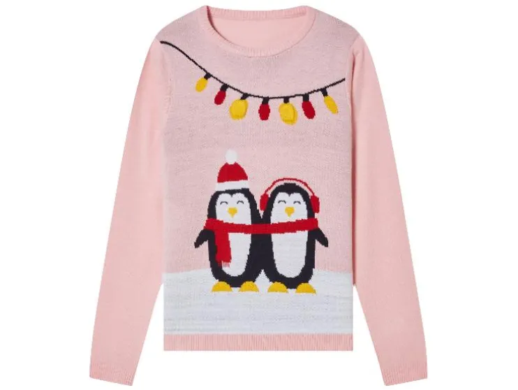 Kinder kersttrui met lampjes