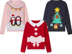 Kinder kersttrui met lampjes