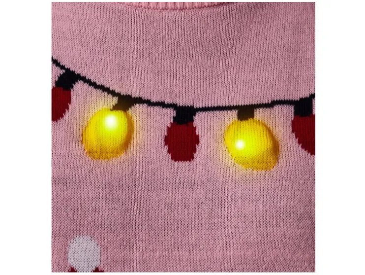 Kinder kersttrui met lampjes