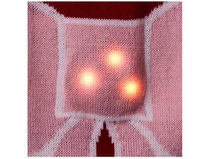 Kinder kersttrui met lampjes