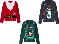 Kinder kersttrui met lampjes