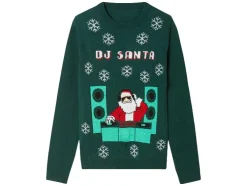 Kinder kersttrui met lampjes