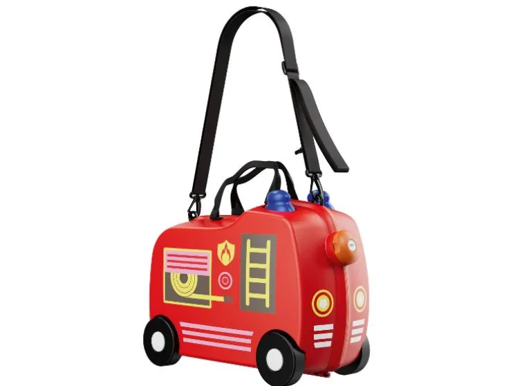 Kinder koffer met zitje