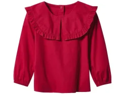 Kinder shirt met sierkraag