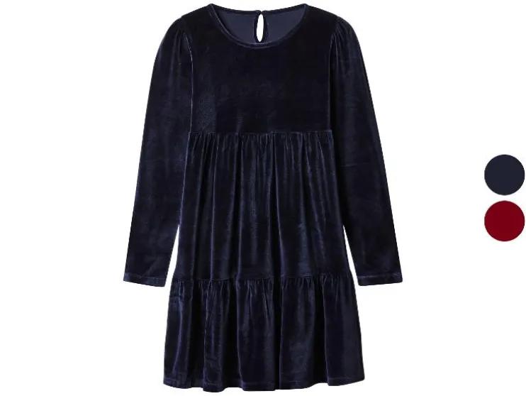 Kinder velours jurk