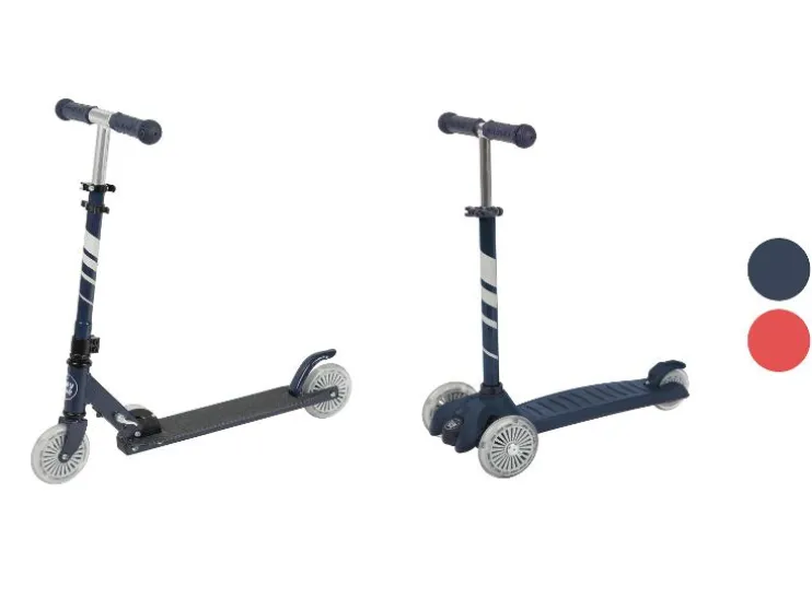 Kinderstep met LED-wielen