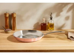 Koperen koekenpan 28 cm