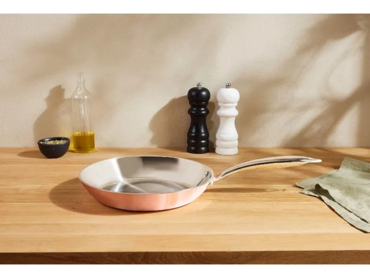 Koperen koekenpan 24 cm