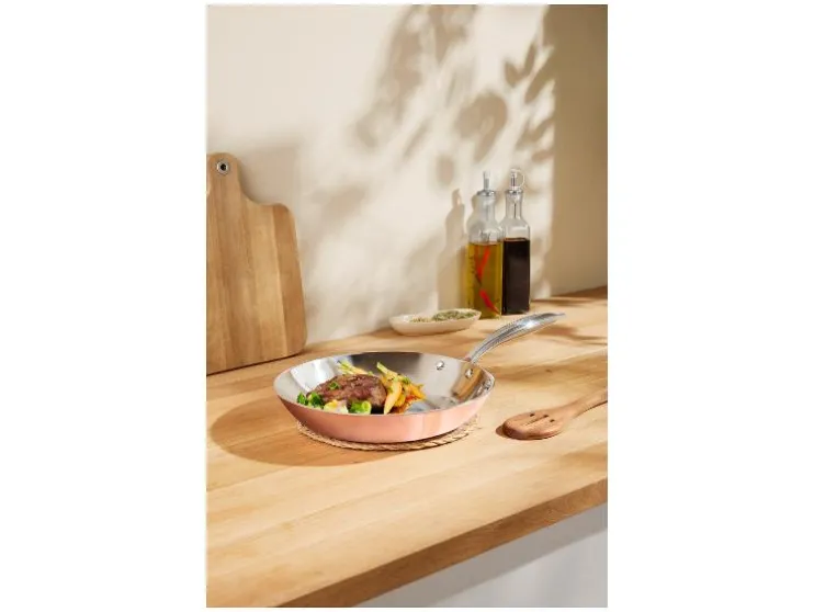 Koperen koekenpan 24 cm